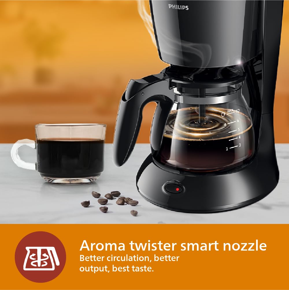 Philips HD7431 20 700 Watt Coffee Maker Black TOUCH N FEEL STORE Your Soul Statement